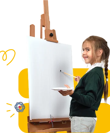 Девочка с палитрой